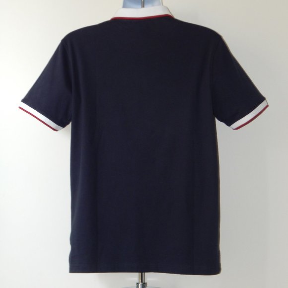 NWT ROBERTO CAVALLI LOGO PULLOVER PIQUE POLO SHIRT - Picture 2 of 5